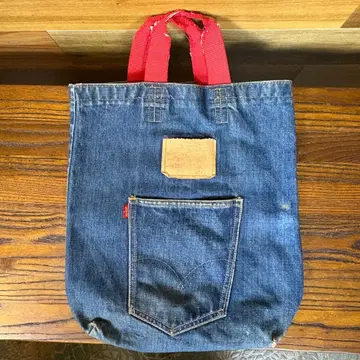 60s LEVI'S 501 BIGE 리바이스 빅 E 데님 토트백