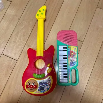 세트 판매 호빵맨 우리 아이 천재 기타 코코멜론 피아노 키보드