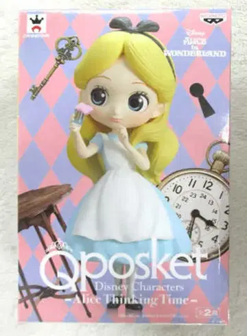 반프레스토 Q posket Disney Characters Alice Thinking Time 앨리스(다른 색상)