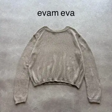 [새상품급] evam eva 니트 풀오버 스웨터 썸머 니트