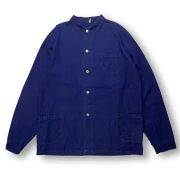 프렌치 워크 자켓 헤링본 커버올 vintage 유로
