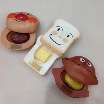 호빵맨 카레빵맨 식빵맨 소꿉놀이 톤톤 단종 당시 물건