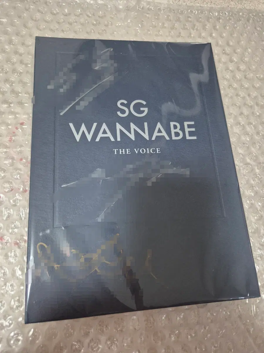 SG 워너비 THE VOICE 앨범 싸인CD 개봉