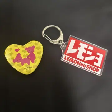 hide LEMONeD SHOP 키링 캔뱃지 세트 레모쇼