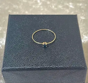 블루 다이아몬드 반지 K10