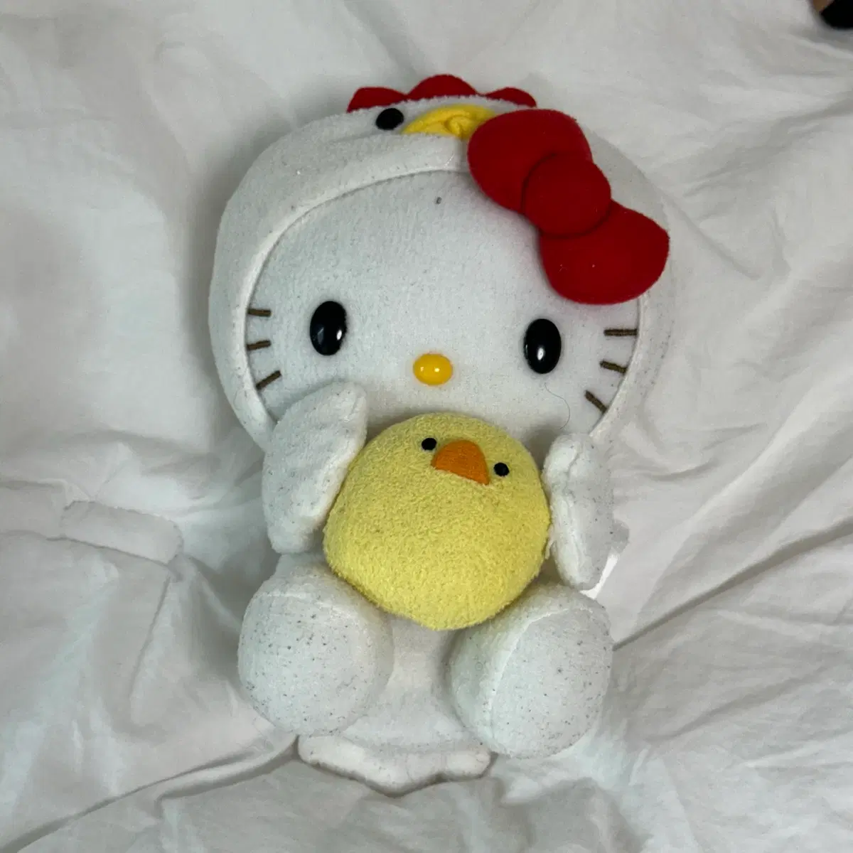 고전 헬로키티 닭 병아리 인형