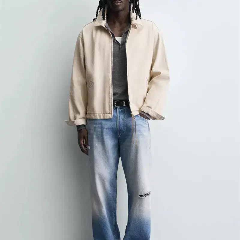 ZARA 자라 데님 지퍼 점퍼 자켓 (새상품)