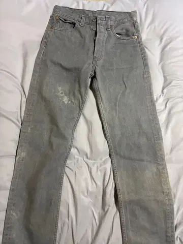 Levi's 501 그레이 데님 팬츠 스페인산 여성용