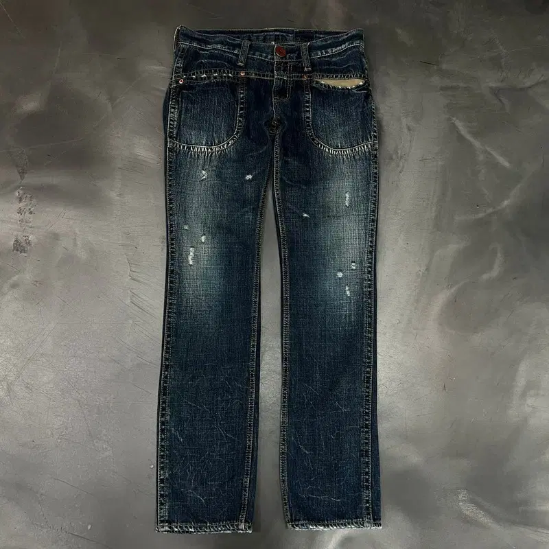 안트게이지 재패니즈 더블라인 데님팬츠 y18502
