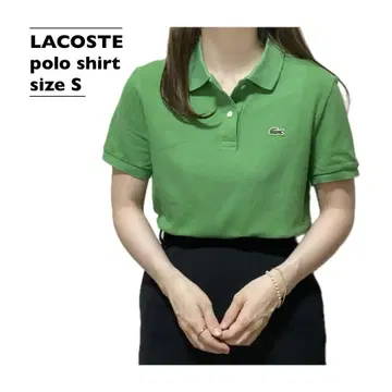 LACOSTE 라코스테 반팔 피케 셔츠 원포인트 자수 로고 일본제