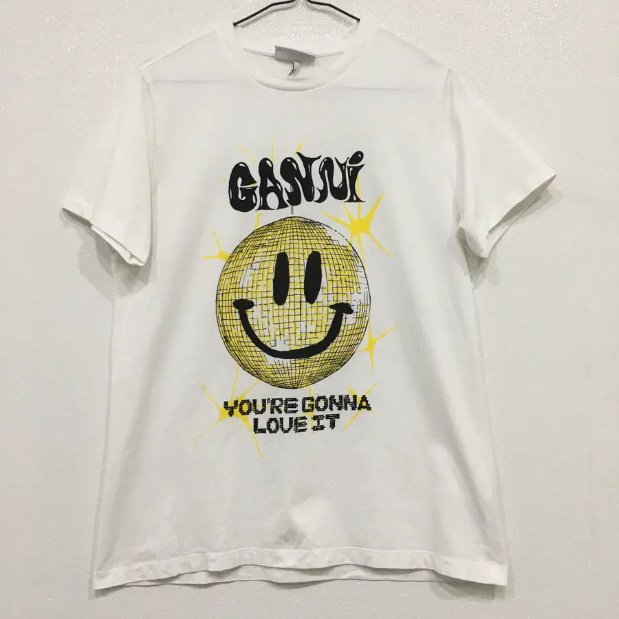 GANNI 가니 스마일 반팔 티셔츠 S