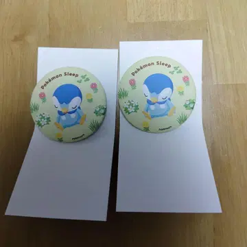 포켓몬 슬립 팽도리 캔뱃지 미나토미라이 한정판