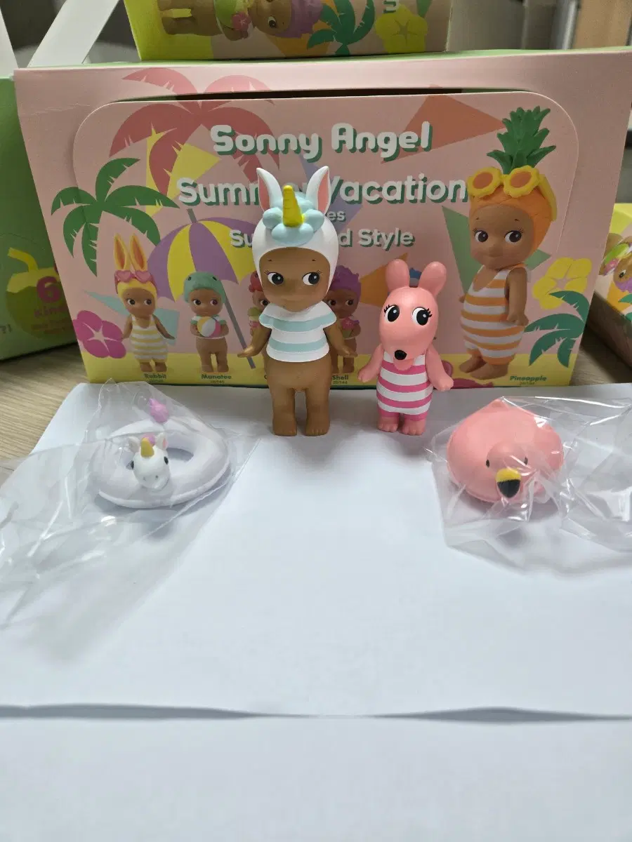 Sonny Angel Summer Vacation Secret Unicorn + Secret Robby 세트