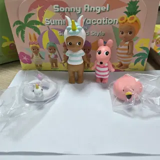 Sonny Angel Summer Vacation Secret Unicorn + Secret Robby 세트