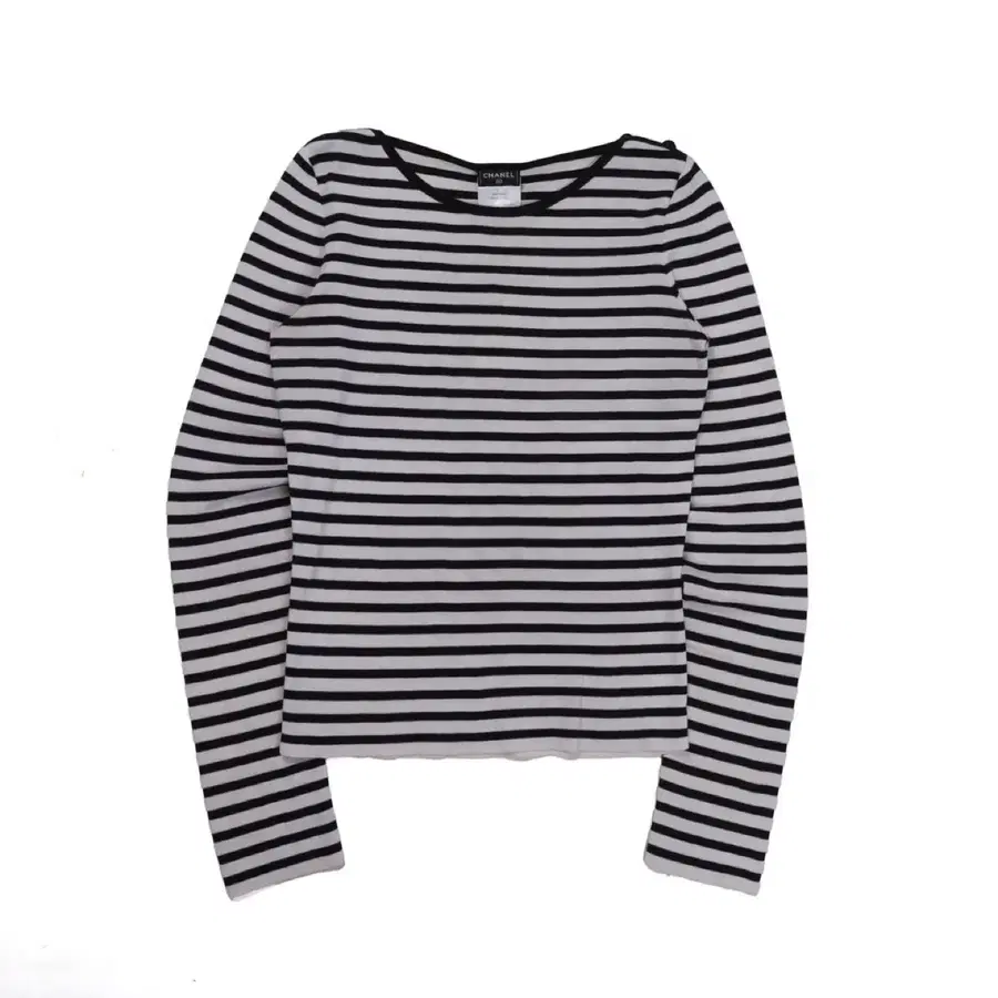 샤넬 Chanel striped long sleeve t-shirt