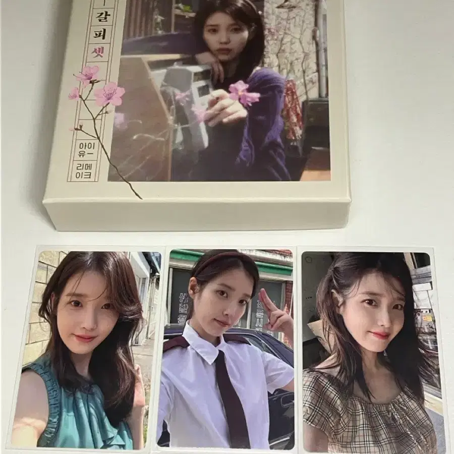 아이유 꽃갈피셋 개봉앨범