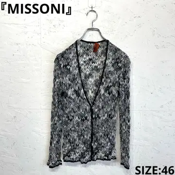 이탈리아제 [MISSONI] 긴팔 가디건 레이온 가디건 46