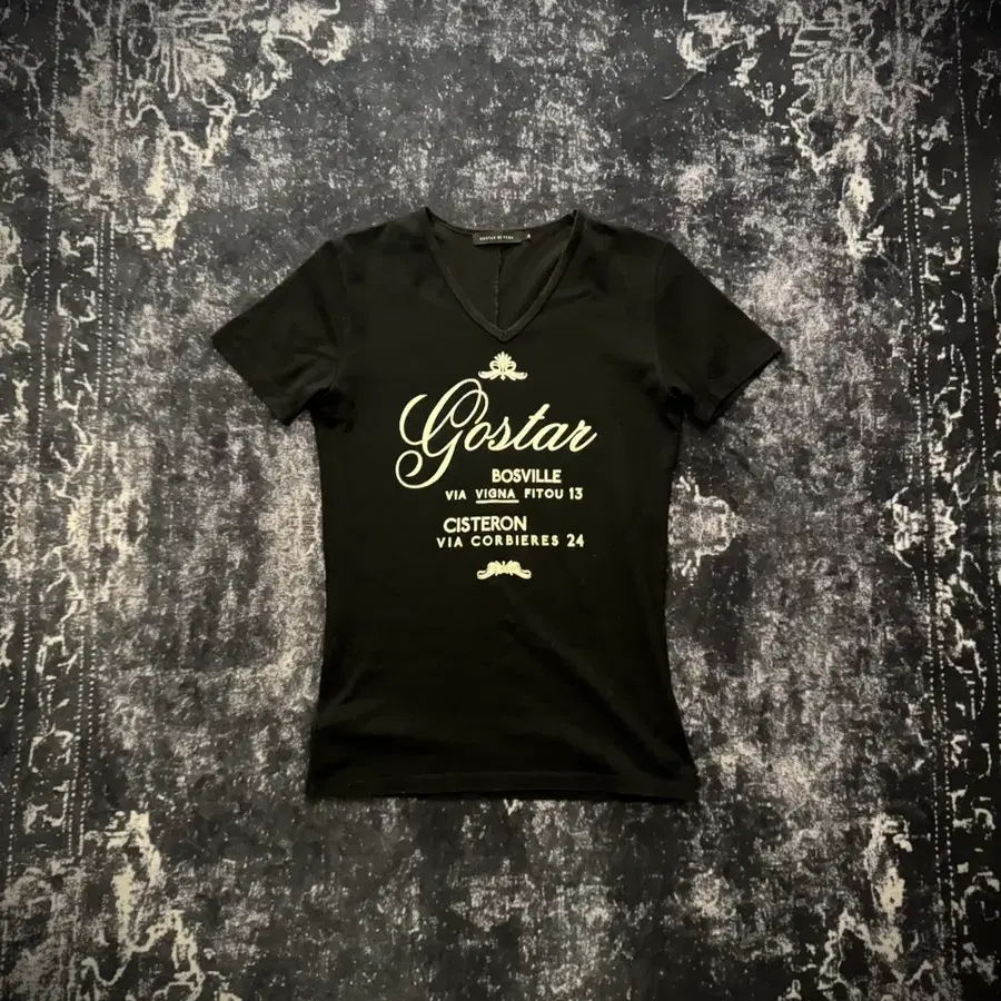 Gostar De Fuga Printed detail black T-shirt