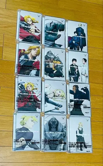 강철의 연금술사 DVD 1~10권, 11, 13권 세트 특제 캔 포함