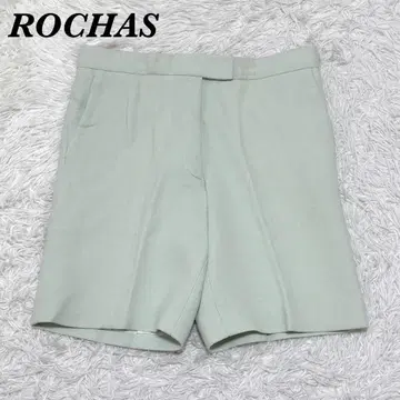 ROCHAS 슬랙스 숏팬츠 40 민트 그린