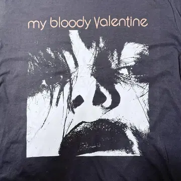 my bloody Valentine 티셔츠 L 마이브라 다크 그레이