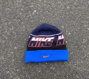 90s~00s NIKE 보더 니트 모자 비니 y2k 레어 배색 used