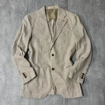 새상품급 EDIFICE Subalpino 테일러드 자켓 시어서커