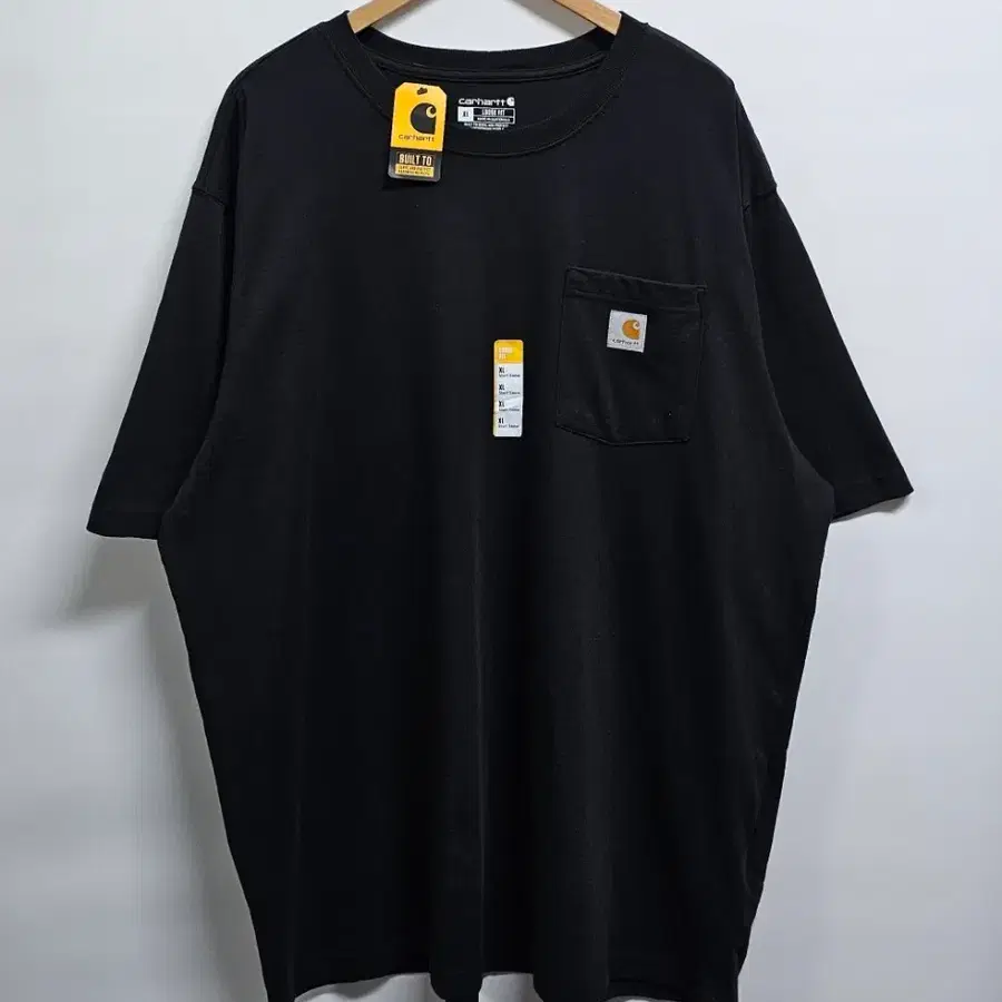 칼하트 블랙 포켓 반팔티셔츠 XL 새상품