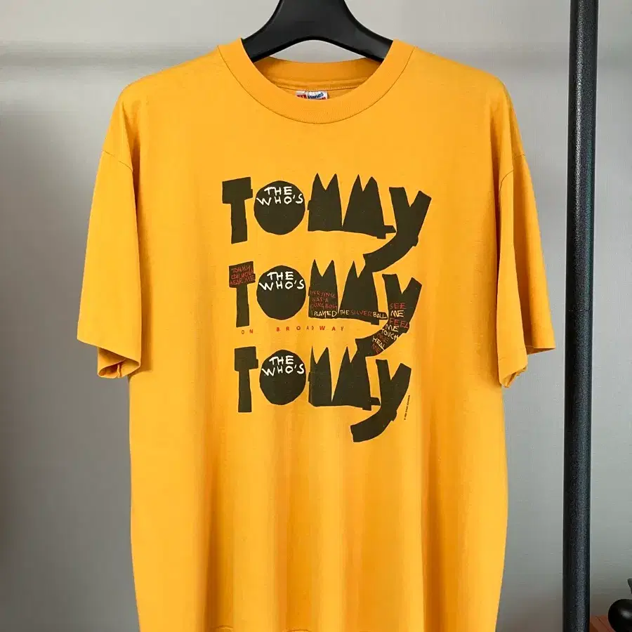 90s 빈티지 더후 밴드 티셔츠