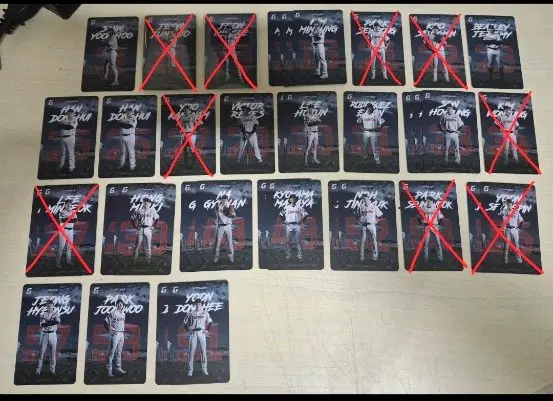 롯데 자이언츠 4월 2차 포카 판매합니다
