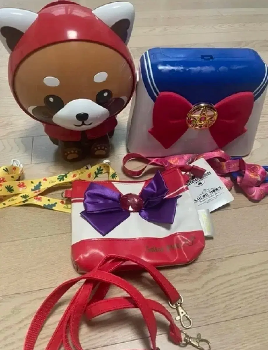 유니버셜 세일러문 팝콘통 +가방 + 에버렌드 팝콘통
