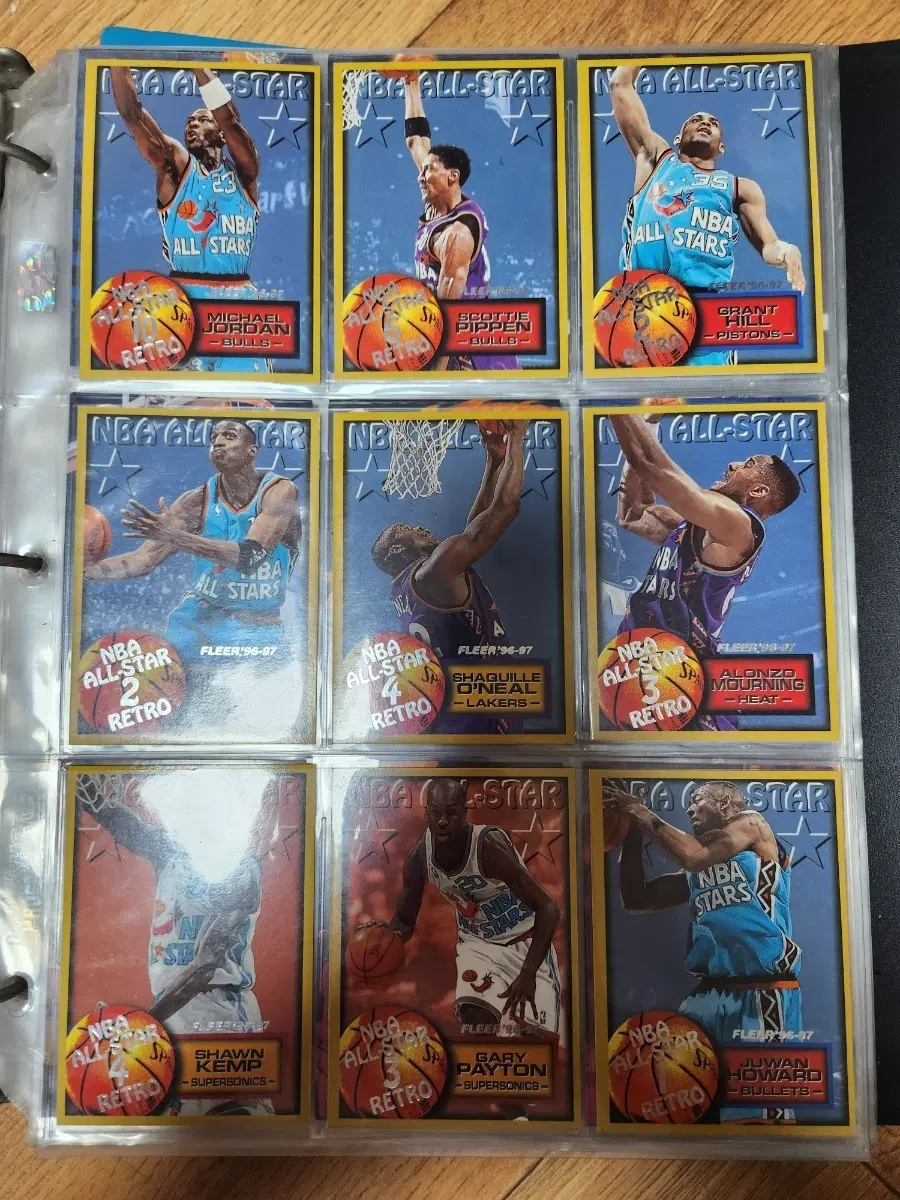 NBA 농구카드 96-97 NBA 올스타게임 마이클 조던 포함