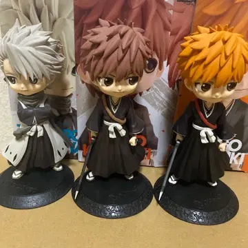 BLEACH 피규어 3개 세트 히츠가야 토시로 쿠로사키 이치고 큐포스켓