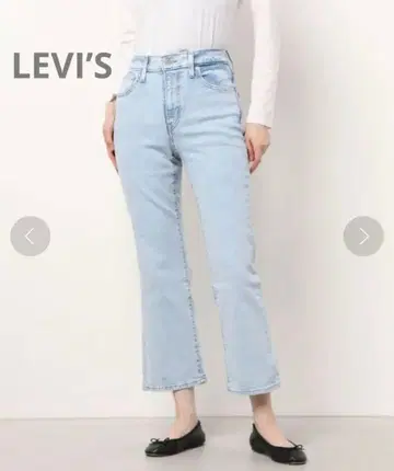 리바이스 HIGH WAISTED CROP 플레어 HIGH LIGHT
