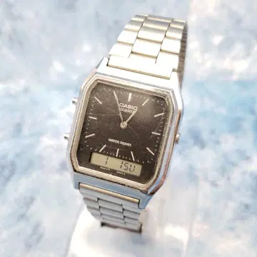 [ 작동 ] CASIO 카시오 AQ-230A-1DMQ 아나데지 새상품 배터리