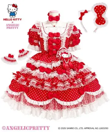 Angelic Pretty Hello Kitty dress set
