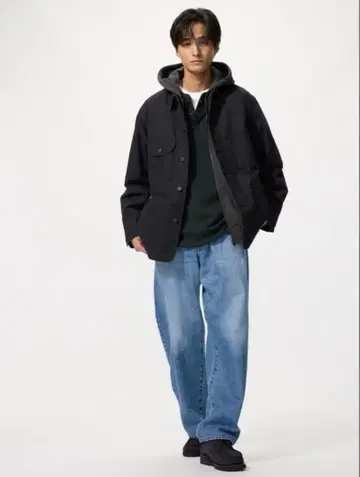 현행 UNIQLO 유니클로 배기진 482868 29인치 65 블루
