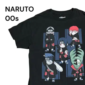 [ 00s ] NARUTO 돌풍전 아카츠키 캐릭터 T셔츠 M 사이즈 멕시코제