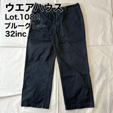 웨어하우스 치노 팬츠 1092 블루 그레이 32인치 WAREHOUSE