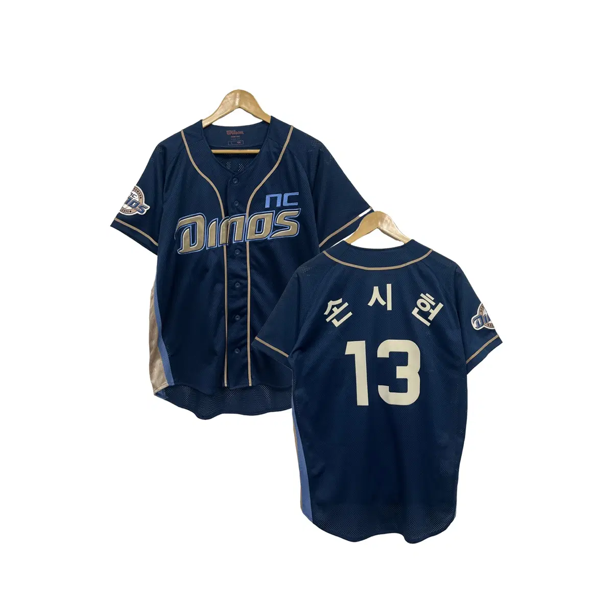 [100] 윌슨 NC다이노스 손시헌 마킹 메쉬 야구 유니폼 반팔
