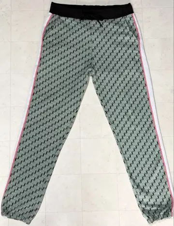 ZARA 기하학 패턴 조거 팬츠 사이드 라인 S