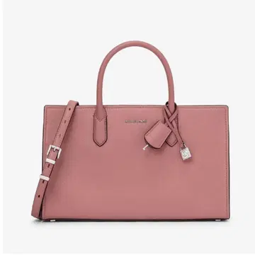 MICHAEL KORS SCARLETT 가죽 사첼 미디엄 로즈