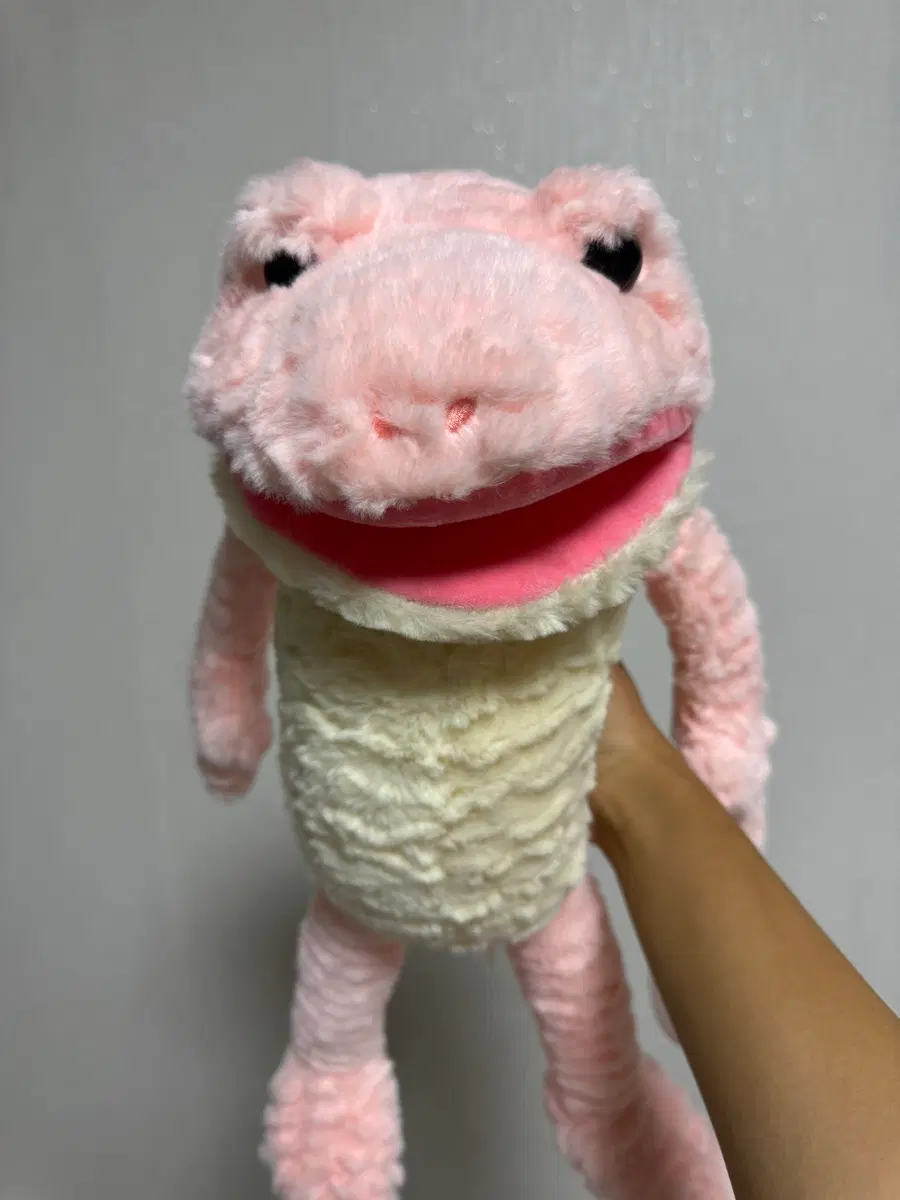 분홍색 개구리 인형