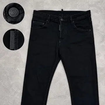 DSQUARED2 Skater Jean 2021년 블랙 데님 50 이태리제