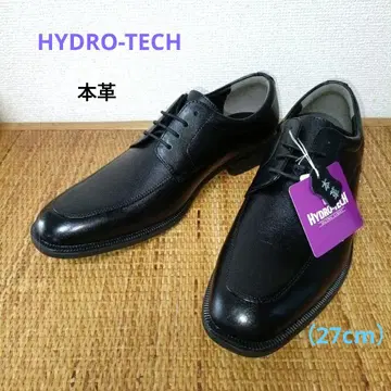 [새상품] HYDRO-TECH 천연 가죽 비즈니스 슈즈 경량 기능성 신발 27cm