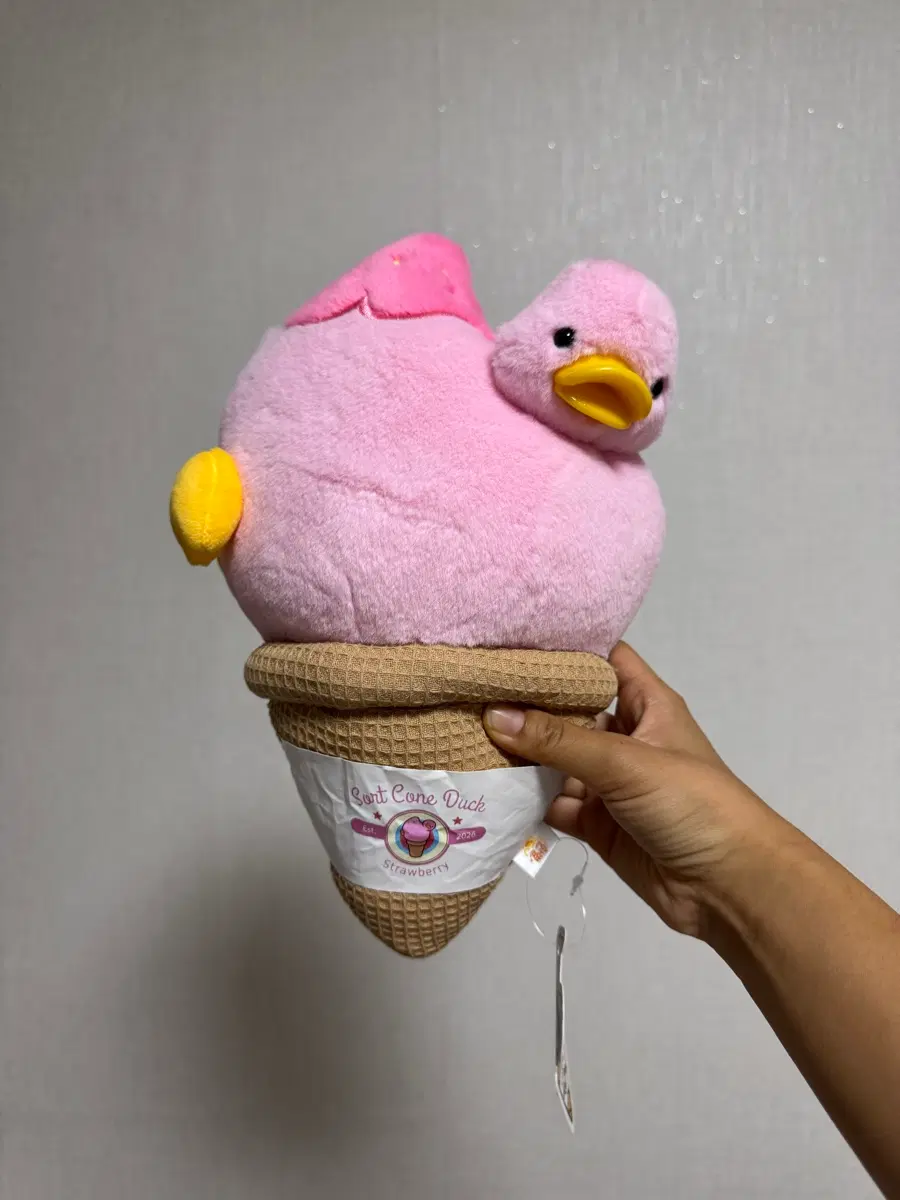 아이스크림 덕 인형 핑크 판매