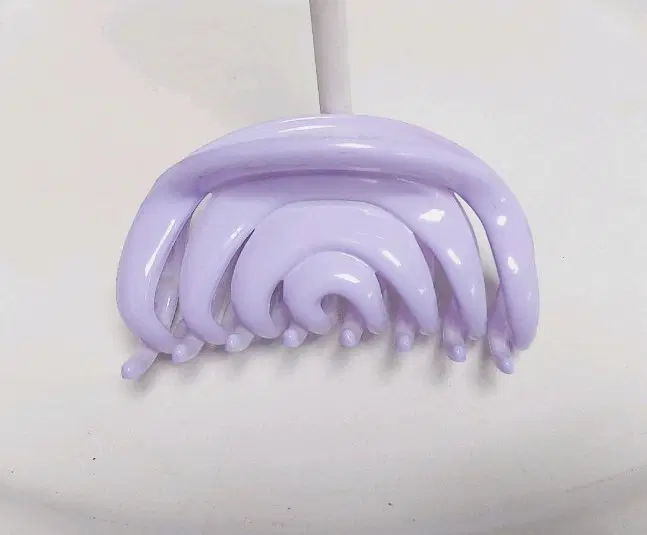 보라 심플 집게핀