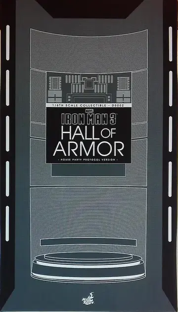 HOTTOYS IRONMAN3 MOVIE MASTERPIECE HALL OF ARMOR(HOUSE PARTY PROTOCOLver) DS002