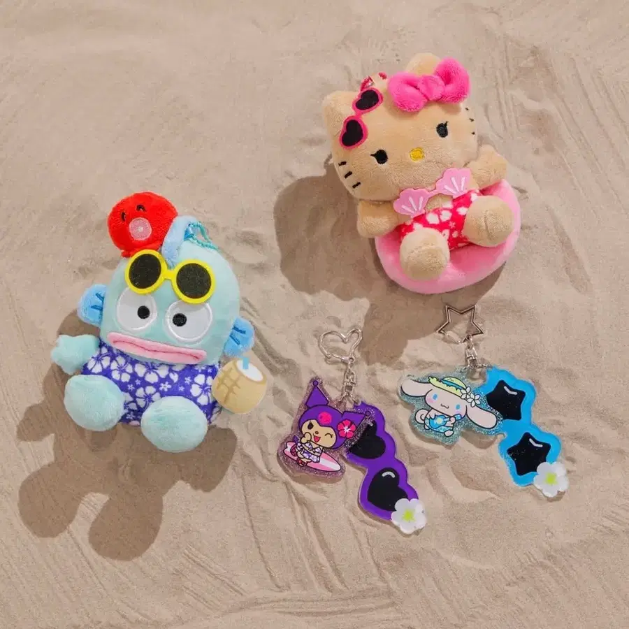 (현물/예약) 산리오 Rodeo Crowns 로데오 크라운즈 태닝 마스코트 인형 키링