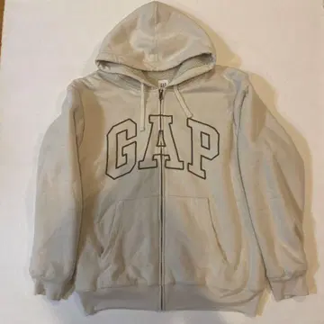 GAP 보아 안감 집업 후드티 짧은 기장 M